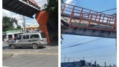 Photo of Atención… Atención Ministerio de Obras Públicas puente peatonal a punto de colapsar carretera Sánchez