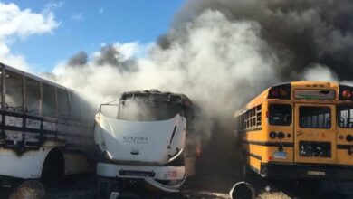 Photo of Se incendian varias unidades de transporte de la compañía Monumental en Bávaro