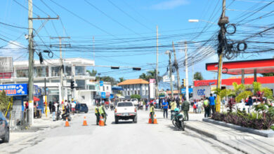 Photo of Así luce la entrada de Friusa previo a la marcha “pacífica” de la Antigua Orden Dominicana